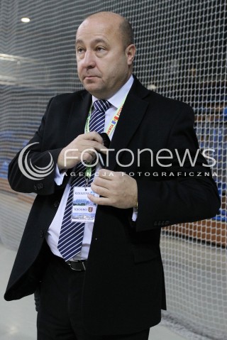  05.12.2012 RZESZOW FUTSAL PILKA NOZNA REPREZENTACJA POLSKI MECZ TOWARZYSKI POLSKA - MOLDAWIA N/Z KAZIMIERZ GREN PREZES PODKARPACKIEGO ZWIAZKU PILKI NOZNEJ PZPN  
