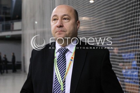  05.12.2012 RZESZOW FUTSAL PILKA NOZNA REPREZENTACJA POLSKI MECZ TOWARZYSKI POLSKA - MOLDAWIA N/Z KAZIMIERZ GREN PREZES PODKARPACKIEGO ZWIAZKU PILKI NOZNEJ PZPN  