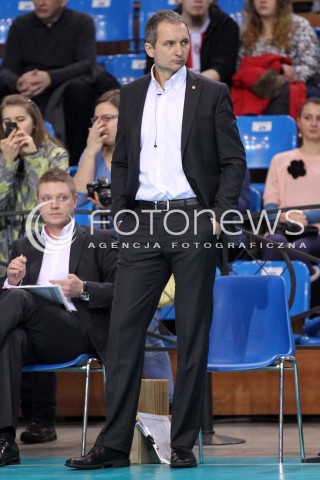  12.12.2012 RZESZOW SIATKOWKA LIGA MISTRZOW MEN CEV VOLLEYBALL CHAMPIONS LEAGUE 2013 MATCH ASSECO RESOVIA RZESZOW - ARAGO DE SETE N/Z ANDRZEJ KOWAL TRENER ( HEAD COACH )  
