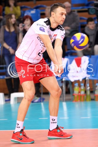  12.12.2012 RZESZOW SIATKOWKA LIGA MISTRZOW MEN CEV VOLLEYBALL CHAMPIONS LEAGUE 2013 MATCH ASSECO RESOVIA RZESZOW - ARAGO DE SETE N/Z PAUL LOTMAN  