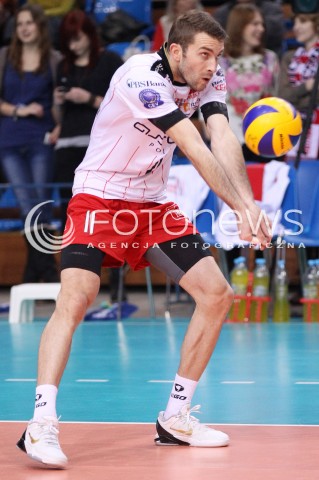  12.12.2012 RZESZOW SIATKOWKA LIGA MISTRZOW MEN CEV VOLLEYBALL CHAMPIONS LEAGUE 2013 MATCH ASSECO RESOVIA RZESZOW - ARAGO DE SETE N/Z NIKOLA KOVACEVIC  