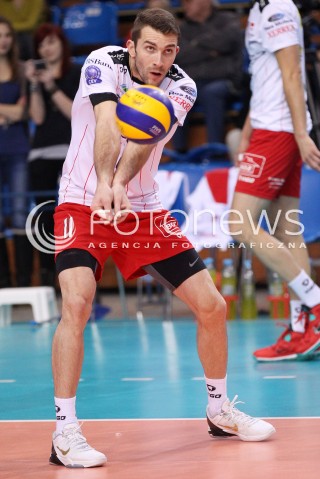  12.12.2012 RZESZOW SIATKOWKA LIGA MISTRZOW MEN CEV VOLLEYBALL CHAMPIONS LEAGUE 2013 MATCH ASSECO RESOVIA RZESZOW - ARAGO DE SETE N/Z NIKOLA KOVACEVIC  