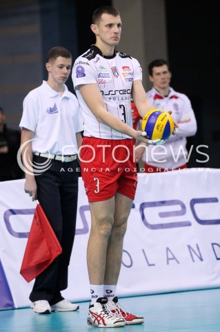  12.12.2012 RZESZOW SIATKOWKA LIGA MISTRZOW MEN CEV VOLLEYBALL CHAMPIONS LEAGUE 2013 MATCH ASSECO RESOVIA RZESZOW - ARAGO DE SETE N/Z WOJCIECH GRZYB  