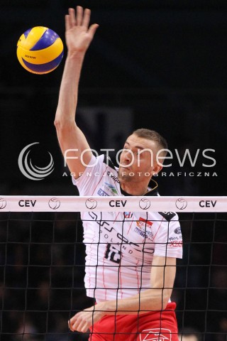 12.12.2012 RZESZOW SIATKOWKA LIGA MISTRZOW MEN CEV VOLLEYBALL CHAMPIONS LEAGUE 2013 MATCH ASSECO RESOVIA RZESZOW - ARAGO DE SETE N/Z LUKASZ PERLOWSKI  