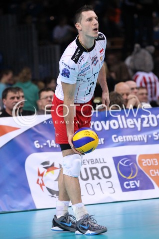  12.12.2012 RZESZOW SIATKOWKA LIGA MISTRZOW MEN CEV VOLLEYBALL CHAMPIONS LEAGUE 2013 MATCH ASSECO RESOVIA RZESZOW - ARAGO DE SETE N/Z ALEH ACHREM OLIEG AKHREM  