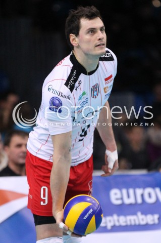  12.12.2012 RZESZOW SIATKOWKA LIGA MISTRZOW MEN CEV VOLLEYBALL CHAMPIONS LEAGUE 2013 MATCH ASSECO RESOVIA RZESZOW - ARAGO DE SETE N/Z ZBIGNIEW BARTMAN  