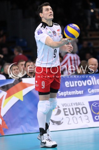  12.12.2012 RZESZOW SIATKOWKA LIGA MISTRZOW MEN CEV VOLLEYBALL CHAMPIONS LEAGUE 2013 MATCH ASSECO RESOVIA RZESZOW - ARAGO DE SETE N/Z ZBIGNIEW BARTMAN  