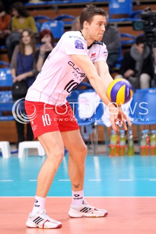  12.12.2012 RZESZOW SIATKOWKA LIGA MISTRZOW MEN CEV VOLLEYBALL CHAMPIONS LEAGUE 2013 MATCH ASSECO RESOVIA RZESZOW - ARAGO DE SETE N/Z JOCHEN SCHOPS  