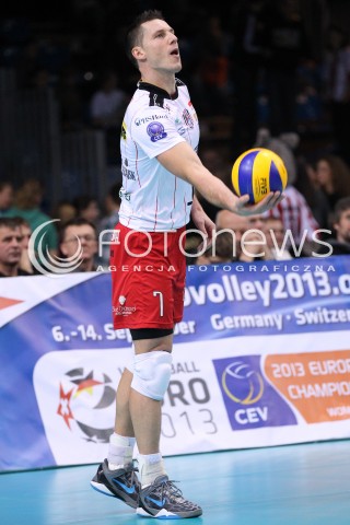  12.12.2012 RZESZOW SIATKOWKA LIGA MISTRZOW MEN CEV VOLLEYBALL CHAMPIONS LEAGUE 2013 MATCH ASSECO RESOVIA RZESZOW - ARAGO DE SETE N/Z ALEH ACHREM OLIEG AKHREM  