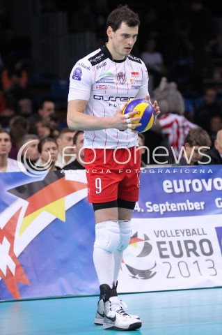  12.12.2012 RZESZOW SIATKOWKA LIGA MISTRZOW MEN CEV VOLLEYBALL CHAMPIONS LEAGUE 2013 MATCH ASSECO RESOVIA RZESZOW - ARAGO DE SETE N/Z ZBIGNIEW BARTMAN  