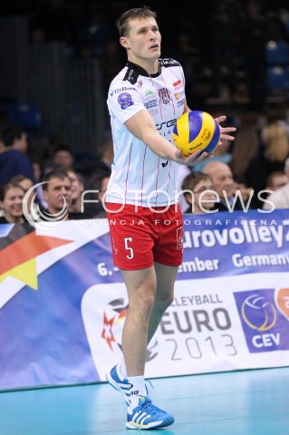  12.12.2012 RZESZOW SIATKOWKA LIGA MISTRZOW MEN CEV VOLLEYBALL CHAMPIONS LEAGUE 2013 MATCH ASSECO RESOVIA RZESZOW - ARAGO DE SETE N/Z LUKAS TICHACEK  