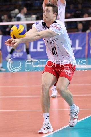  12.12.2012 RZESZOW SIATKOWKA LIGA MISTRZOW MEN CEV VOLLEYBALL CHAMPIONS LEAGUE 2013 MATCH ASSECO RESOVIA RZESZOW - ARAGO DE SETE N/Z JOCHEN SCHOPS  