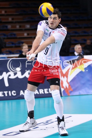  12.12.2012 RZESZOW SIATKOWKA LIGA MISTRZOW MEN CEV VOLLEYBALL CHAMPIONS LEAGUE 2013 MATCH ASSECO RESOVIA RZESZOW - ARAGO DE SETE N/Z ZBIGNIEW BARTMAN  