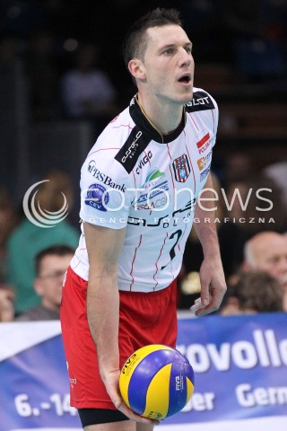  12.12.2012 RZESZOW SIATKOWKA LIGA MISTRZOW MEN CEV VOLLEYBALL CHAMPIONS LEAGUE 2013 MATCH ASSECO RESOVIA RZESZOW - ARAGO DE SETE N/Z ALEH ACHREM OLIEG AKHREM  