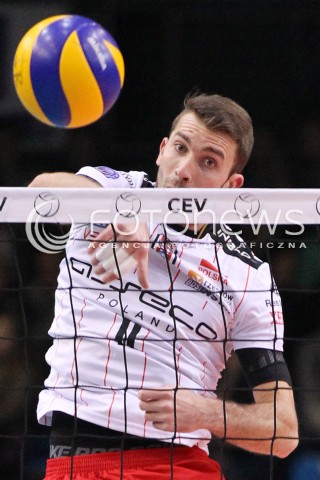  12.12.2012 RZESZOW SIATKOWKA LIGA MISTRZOW MEN CEV VOLLEYBALL CHAMPIONS LEAGUE 2013 MATCH ASSECO RESOVIA RZESZOW - ARAGO DE SETE N/Z NIKOLA KOVACEVIC  