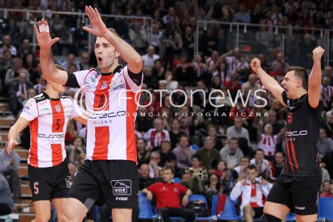  15.12.2012 RZESZOW SIATKOWKA PLUS LIGA 2012/2013 MEN VOLLEYBALL POLAND POLISH PLUSLIGA LEAGUE SEASON 2012/2013 MECZ ASSECO RESOVIA RZESZOW - ZAKSA KEDZIERZYN KOZLE N/Z RADOSC NIKOLA KOVACEVIC KRZYSZTOF IGNACZAK  