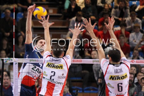  15.12.2012 RZESZOW SIATKOWKA PLUS LIGA 2012/2013 MEN VOLLEYBALL POLAND POLISH PLUSLIGA LEAGUE SEASON 2012/2013 MECZ ASSECO RESOVIA RZESZOW - ZAKSA KEDZIERZYN KOZLE N/Z ANTONIN ROUZIER PAUL LOTMAN GRZEGORZ KOSOK  