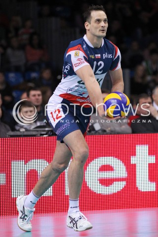 15.12.2012 RZESZOW SIATKOWKA PLUS LIGA 2012/2013 MEN VOLLEYBALL POLAND POLISH PLUSLIGA LEAGUE SEASON 2012/2013 MECZ ASSECO RESOVIA RZESZOW - ZAKSA KEDZIERZYN KOZLE N/Z FELIPE FONTELES  