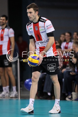  15.12.2012 RZESZOW SIATKOWKA PLUS LIGA 2012/2013 MEN VOLLEYBALL POLAND POLISH PLUSLIGA LEAGUE SEASON 2012/2013 MECZ ASSECO RESOVIA RZESZOW - ZAKSA KEDZIERZYN KOZLE N/Z NIKOLA KOVACEVIC  