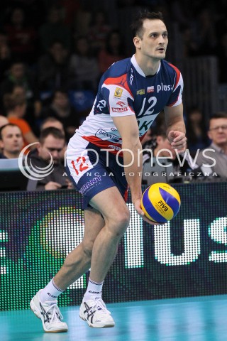  15.12.2012 RZESZOW SIATKOWKA PLUS LIGA 2012/2013 MEN VOLLEYBALL POLAND POLISH PLUSLIGA LEAGUE SEASON 2012/2013 MECZ ASSECO RESOVIA RZESZOW - ZAKSA KEDZIERZYN KOZLE N/Z FELIPE FONTELES  