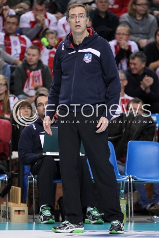  15.12.2012 RZESZOW SIATKOWKA PLUS LIGA 2012/2013 MEN VOLLEYBALL POLAND POLISH PLUSLIGA LEAGUE SEASON 2012/2013 MECZ ASSECO RESOVIA RZESZOW - ZAKSA KEDZIERZYN KOZLE N/Z DANIEL CASTELLANI TRENER ( HEAD COACH )  