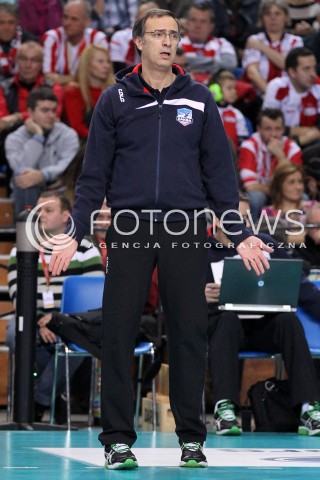  15.12.2012 RZESZOW SIATKOWKA PLUS LIGA 2012/2013 MEN VOLLEYBALL POLAND POLISH PLUSLIGA LEAGUE SEASON 2012/2013 MECZ ASSECO RESOVIA RZESZOW - ZAKSA KEDZIERZYN KOZLE N/Z DANIEL CASTELLANI TRENER ( HEAD COACH )  