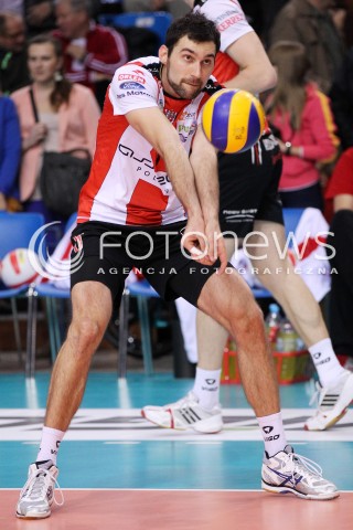  15.12.2012 RZESZOW SIATKOWKA PLUS LIGA 2012/2013 MEN VOLLEYBALL POLAND POLISH PLUSLIGA LEAGUE SEASON 2012/2013 MECZ ASSECO RESOVIA RZESZOW - ZAKSA KEDZIERZYN KOZLE N/Z GRZEGORZ KOSOK  