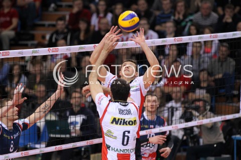  15.12.2012 RZESZOW SIATKOWKA PLUS LIGA 2012/2013 MEN VOLLEYBALL POLAND POLISH PLUSLIGA LEAGUE SEASON 2012/2013 MECZ ASSECO RESOVIA RZESZOW - ZAKSA KEDZIERZYN KOZLE N/Z LUKAS TICHACEK  