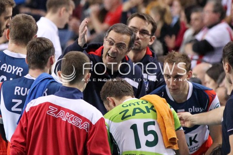  15.12.2012 RZESZOW SIATKOWKA PLUS LIGA 2012/2013 MEN VOLLEYBALL POLAND POLISH PLUSLIGA LEAGUE SEASON 2012/2013 MECZ ASSECO RESOVIA RZESZOW - ZAKSA KEDZIERZYN KOZLE N/Z DANIEL CASTELLANI TRENER ( HEAD COACH )  