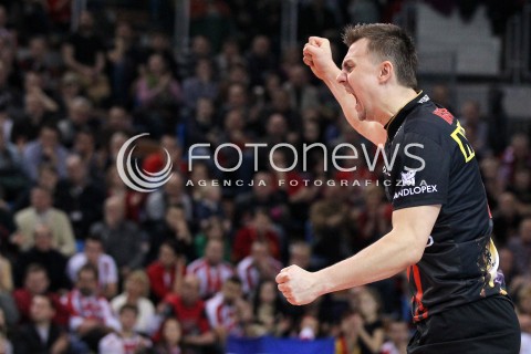  15.12.2012 RZESZOW SIATKOWKA PLUS LIGA 2012/2013 MEN VOLLEYBALL POLAND POLISH PLUSLIGA LEAGUE SEASON 2012/2013 MECZ ASSECO RESOVIA RZESZOW - ZAKSA KEDZIERZYN KOZLE N/Z RADOSC KRZYSZTOF IGNACZAK  