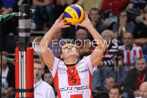  15.12.2012 RZESZOW SIATKOWKA PLUS LIGA 2012/2013 MEN VOLLEYBALL POLAND POLISH PLUSLIGA LEAGUE SEASON 2012/2013 MECZ ASSECO RESOVIA RZESZOW - ZAKSA KEDZIERZYN KOZLE N/Z LUKAS TICHACEK  