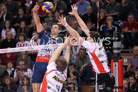  15.12.2012 RZESZOW SIATKOWKA PLUS LIGA 2012/2013 MEN VOLLEYBALL POLAND POLISH PLUSLIGA LEAGUE SEASON 2012/2013 MECZ ASSECO RESOVIA RZESZOW - ZAKSA KEDZIERZYN KOZLE N/Z FELIPE FONTELES PIOTR NOWAKOWSKI ZBIGNIEW BARTMAN  