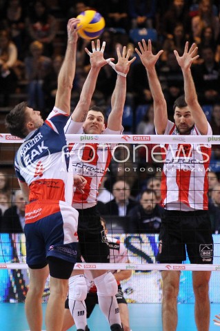  15.12.2012 RZESZOW SIATKOWKA PLUS LIGA 2012/2013 MEN VOLLEYBALL POLAND POLISH PLUSLIGA LEAGUE SEASON 2012/2013 MECZ ASSECO RESOVIA RZESZOW - ZAKSA KEDZIERZYN KOZLE N/Z ZBIGNIEW BARTMAN GRZEGORZ KOSOK ANTONIN ROUZIER  