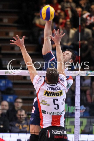  15.12.2012 RZESZOW SIATKOWKA PLUS LIGA 2012/2013 MEN VOLLEYBALL POLAND POLISH PLUSLIGA LEAGUE SEASON 2012/2013 MECZ ASSECO RESOVIA RZESZOW - ZAKSA KEDZIERZYN KOZLE N/Z SERHIY KAPELUS LUKAS TICHACEK  