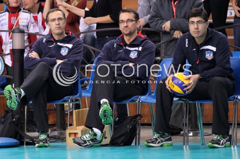  15.12.2012 RZESZOW SIATKOWKA PLUS LIGA 2012/2013 MEN VOLLEYBALL POLAND POLISH PLUSLIGA LEAGUE SEASON 2012/2013 MECZ ASSECO RESOVIA RZESZOW - ZAKSA KEDZIERZYN KOZLE N/Z DANIEL CASTELLANI TRENER ( HEAD COACH ) SEBASTIAN SWIDERSKI EDUARDO ROMERO  