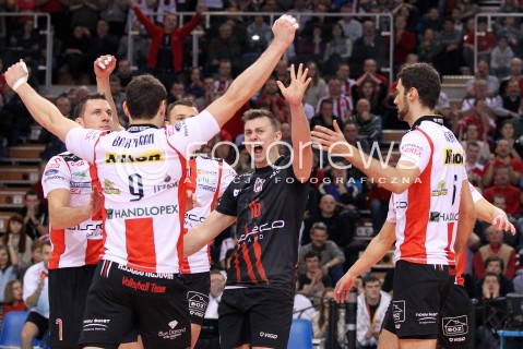  15.12.2012 RZESZOW SIATKOWKA PLUS LIGA 2012/2013 MEN VOLLEYBALL POLAND POLISH PLUSLIGA LEAGUE SEASON 2012/2013 MECZ ASSECO RESOVIA RZESZOW - ZAKSA KEDZIERZYN KOZLE N/Z RADOSC KRZYSZTOF IGNACZAK ALEH ACHREM OLIEG AKHREM PAUL LOTMAN ZBIGNIEW BARTMAN GRZEGORZ KOSOK  
