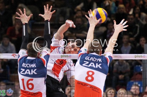  15.12.2012 RZESZOW SIATKOWKA PLUS LIGA 2012/2013 MEN VOLLEYBALL POLAND POLISH PLUSLIGA LEAGUE SEASON 2012/2013 MECZ ASSECO RESOVIA RZESZOW - ZAKSA KEDZIERZYN KOZLE N/Z ZBIGNIEW BARTMAN JURIJ GLADYR MICHAL RUCIAK  