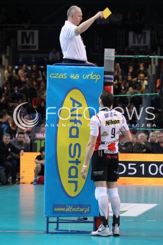  15.12.2012 RZESZOW SIATKOWKA PLUS LIGA 2012/2013 MEN VOLLEYBALL POLAND POLISH PLUSLIGA LEAGUE SEASON 2012/2013 MECZ ASSECO RESOVIA RZESZOW - ZAKSA KEDZIERZYN KOZLE N/Z ZBIGNIEW BARTMAN ZOLTA KARTKA SEDZIA TOMASZ JANIK  
