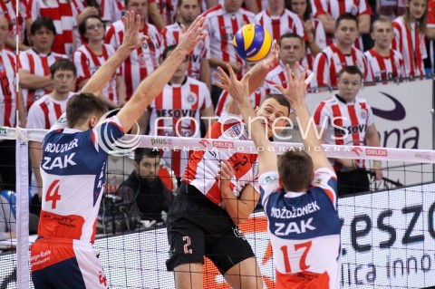  15.12.2012 RZESZOW SIATKOWKA PLUS LIGA 2012/2013 MEN VOLLEYBALL POLAND POLISH PLUSLIGA LEAGUE SEASON 2012/2013 MECZ ASSECO RESOVIA RZESZOW - ZAKSA KEDZIERZYN KOZLE N/Z PAUL LOTMAN ANTONIN ROUZIER MARCIN MOZDZONEK  