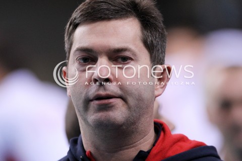  04.01.2013 RZESZOW SIATKOWKA PLUS LIGA 2012/2013 MEN VOLLEYBALL POLAND POLISH PLUSLIGA LEAGUE SEASON 2012/2013 MECZ ASSECO RESOVIA RZESZOW - DELECTA BYDGOSZCZ N/Z PIOTR MAKOWSKI ( HEAD COACH ) TRENER  