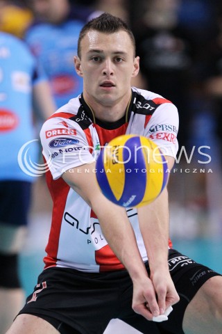  04.01.2013 RZESZOW SIATKOWKA PLUS LIGA 2012/2013 MEN VOLLEYBALL POLAND POLISH PLUSLIGA LEAGUE SEASON 2012/2013 MECZ ASSECO RESOVIA RZESZOW - DELECTA BYDGOSZCZ N/Z PAUL LOTMAN  
