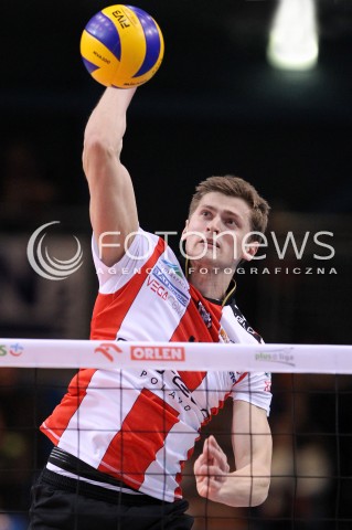  04.01.2013 RZESZOW SIATKOWKA PLUS LIGA 2012/2013 MEN VOLLEYBALL POLAND POLISH PLUSLIGA LEAGUE SEASON 2012/2013 MECZ ASSECO RESOVIA RZESZOW - DELECTA BYDGOSZCZ N/Z PIOTR NOWAKOWSKI  