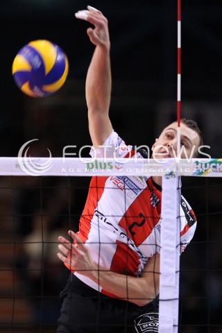  04.01.2013 RZESZOW SIATKOWKA PLUS LIGA 2012/2013 MEN VOLLEYBALL POLAND POLISH PLUSLIGA LEAGUE SEASON 2012/2013 MECZ ASSECO RESOVIA RZESZOW - DELECTA BYDGOSZCZ N/Z PAUL LOTMAN  