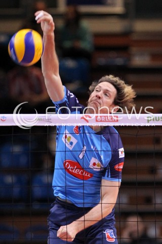  04.01.2013 RZESZOW SIATKOWKA PLUS LIGA 2012/2013 MEN VOLLEYBALL POLAND POLISH PLUSLIGA LEAGUE SEASON 2012/2013 MECZ ASSECO RESOVIA RZESZOW - DELECTA BYDGOSZCZ N/Z STEPHANE ANTIGA  