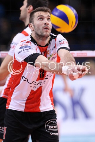  04.01.2013 RZESZOW SIATKOWKA PLUS LIGA 2012/2013 MEN VOLLEYBALL POLAND POLISH PLUSLIGA LEAGUE SEASON 2012/2013 MECZ ASSECO RESOVIA RZESZOW - DELECTA BYDGOSZCZ N/Z NIKOLA KOVACEVIC  