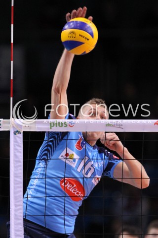  04.01.2013 RZESZOW SIATKOWKA PLUS LIGA 2012/2013 MEN VOLLEYBALL POLAND POLISH PLUSLIGA LEAGUE SEASON 2012/2013 MECZ ASSECO RESOVIA RZESZOW - DELECTA BYDGOSZCZ N/Z LUKASZ OWCZARZ  