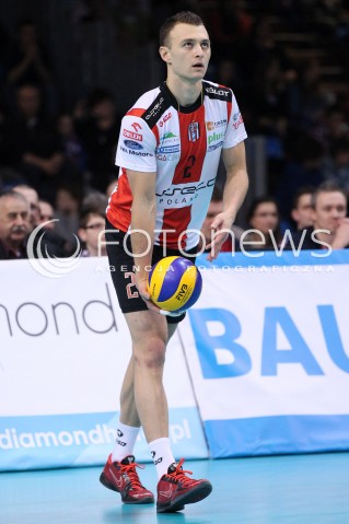  04.01.2013 RZESZOW SIATKOWKA PLUS LIGA 2012/2013 MEN VOLLEYBALL POLAND POLISH PLUSLIGA LEAGUE SEASON 2012/2013 MECZ ASSECO RESOVIA RZESZOW - DELECTA BYDGOSZCZ N/Z PAUL LOTMAN  