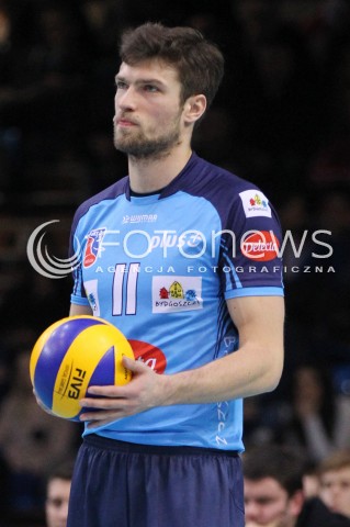  04.01.2013 RZESZOW SIATKOWKA PLUS LIGA 2012/2013 MEN VOLLEYBALL POLAND POLISH PLUSLIGA LEAGUE SEASON 2012/2013 MECZ ASSECO RESOVIA RZESZOW - DELECTA BYDGOSZCZ N/Z ANDRZEJ WRONA  