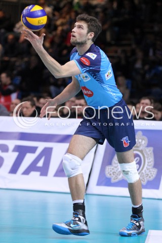  04.01.2013 RZESZOW SIATKOWKA PLUS LIGA 2012/2013 MEN VOLLEYBALL POLAND POLISH PLUSLIGA LEAGUE SEASON 2012/2013 MECZ ASSECO RESOVIA RZESZOW - DELECTA BYDGOSZCZ N/Z ANDRZEJ WRONA  