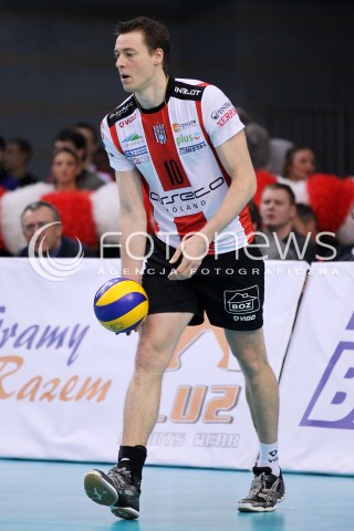  04.01.2013 RZESZOW SIATKOWKA PLUS LIGA 2012/2013 MEN VOLLEYBALL POLAND POLISH PLUSLIGA LEAGUE SEASON 2012/2013 MECZ ASSECO RESOVIA RZESZOW - DELECTA BYDGOSZCZ N/Z JOCHEN SCHOPS  